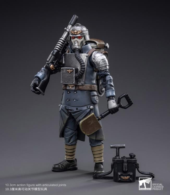 Warhammer 40K Death Korps of Krieg Veteran Squad Guardsman Demolitions Specialist 1/18 Scale Action Figure Gallery Image 3