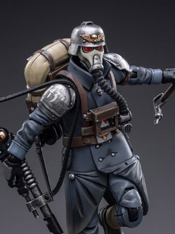 Warhammer 40K Death Korps of Krieg Veteran Squad Guardsman 1/18 Scale Action Figure Gallery Image 2