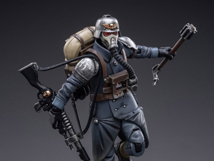 Warhammer 40K Death Korps of Krieg Veteran Squad Guardsman 1/18 Scale Action Figure Gallery Image 1