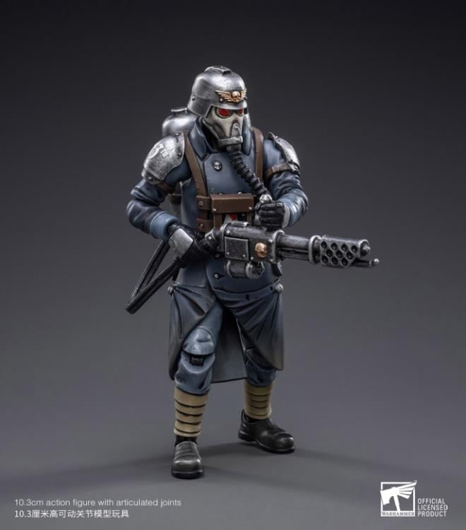 Warhammer 40,000 Death Korps of Krieg Veteran Squad Guardsman with Flamer 1/18 Scale Action Figure Gallery Image 3