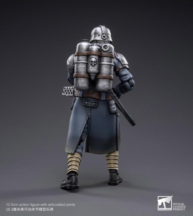 Warhammer 40,000 Death Korps of Krieg Veteran Squad Guardsman with Flamer 1/18 Scale Action Figure Gallery Image 4