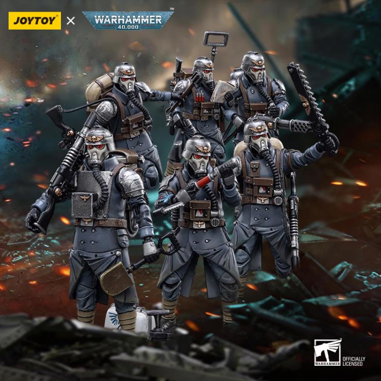 Warhammer 40,000 Death Korps of Krieg Veteran Squad Guardsman Medic 1/18 Scale Action Figure Gallery Image 7