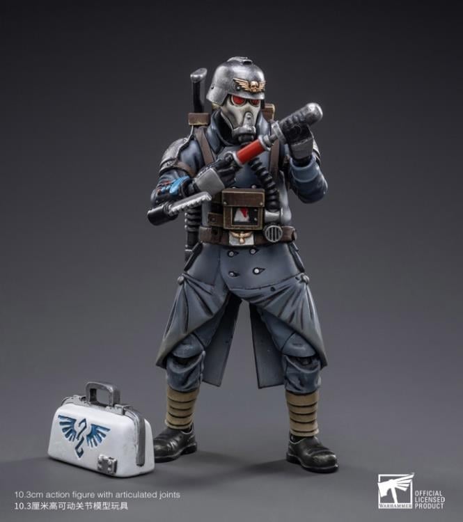Warhammer 40,000 Death Korps of Krieg Veteran Squad Guardsman Medic 1/18 Scale Action Figure Gallery Image 3