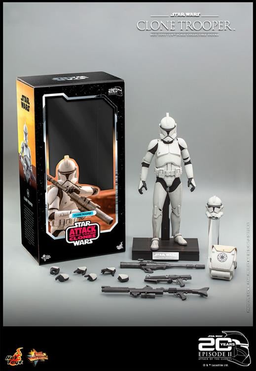Star Wars: Attack of the Clones MMS647 Clone Trooper 1/6th Scale Collectible Figure Gallery Image 17