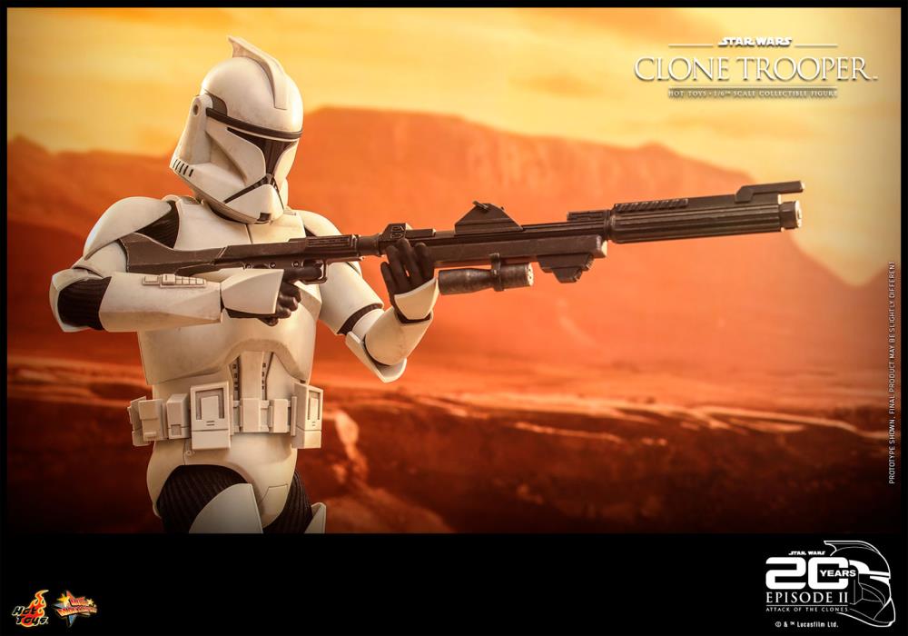 Star Wars: Attack of the Clones MMS647 Clone Trooper 1/6th Scale Collectible Figure Gallery Image 9