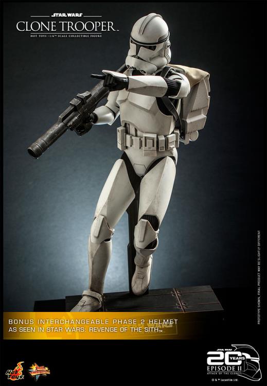 Star Wars: Attack of the Clones MMS647 Clone Trooper 1/6th Scale Collectible Figure Gallery Image 4