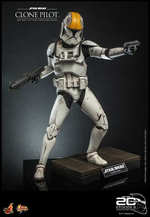 Star Wars: Attack of the Clones MMS648 Clone Pilot 1/6th Scale Collectible Figure Gallery Image 3