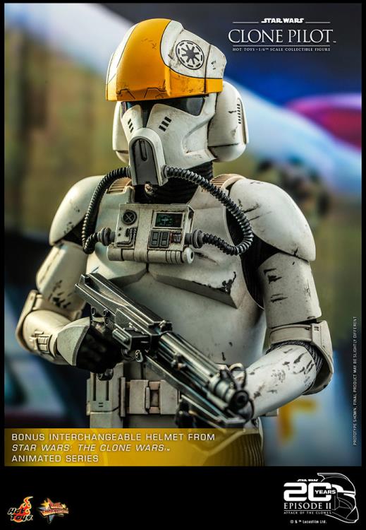 Star Wars: Attack of the Clones MMS648 Clone Pilot 1/6th Scale Collectible Figure Gallery Image 14