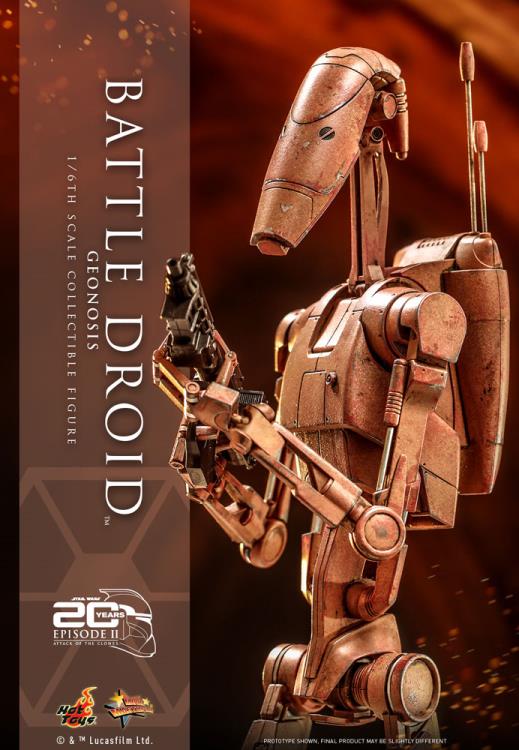 Star Wars: Attack of the Clones MMS649 Battle Droid (Geonosis) 1/6th Scale Collectible Figure Gallery Image 7