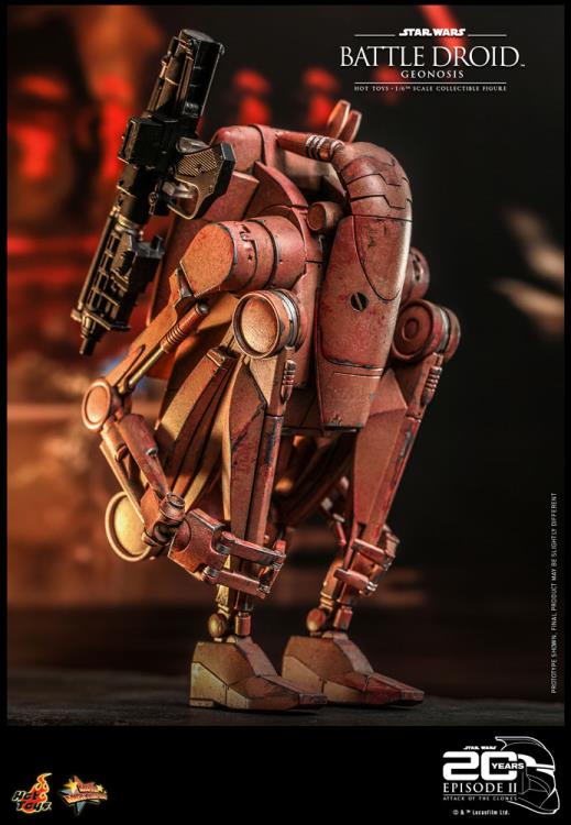 Star Wars: Attack of the Clones MMS649 Battle Droid (Geonosis) 1/6th Scale Collectible Figure Gallery Image 5