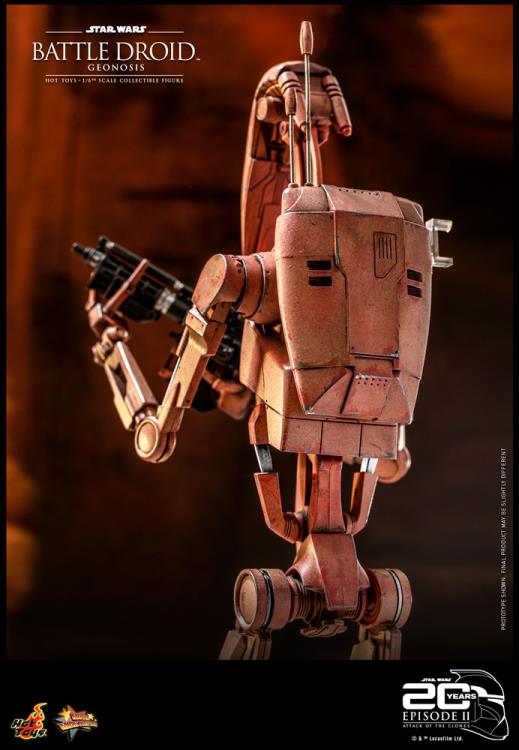 Star Wars: Attack of the Clones MMS649 Battle Droid (Geonosis) 1/6th Scale Collectible Figure Gallery Image 8