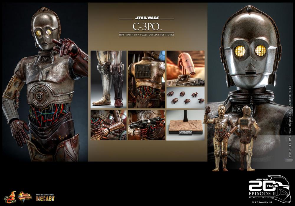 Star Wars: Attack of the Clones MMS650D46 C-3PO 1/6th Scale Collectible Figure Gallery Image 20