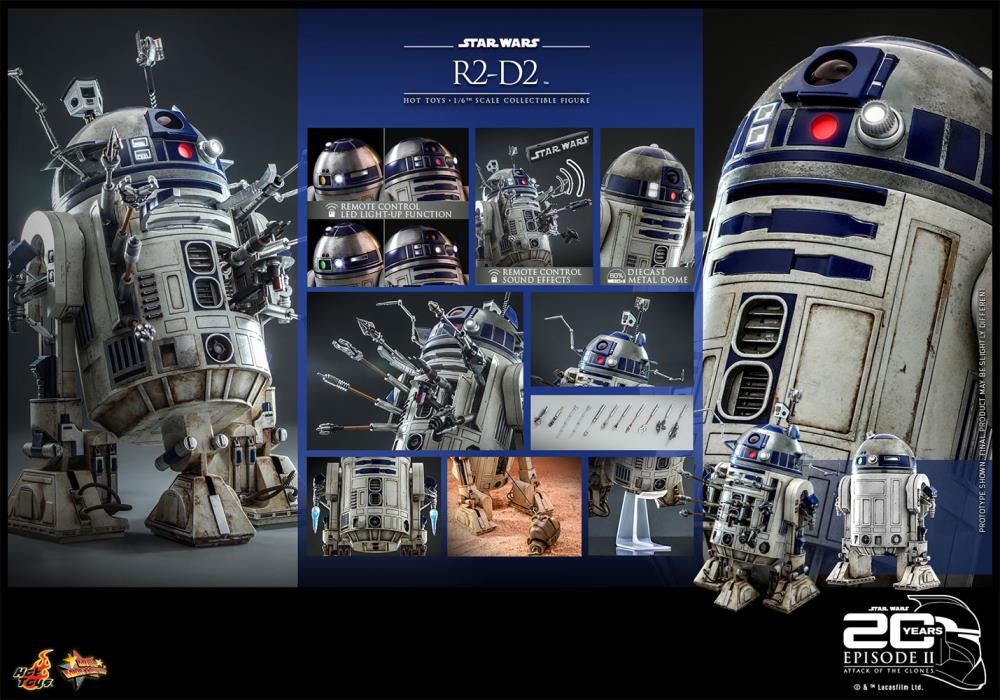 Star Wars: Attack of the Clones MMS651 R2-D2 1/6th Scale