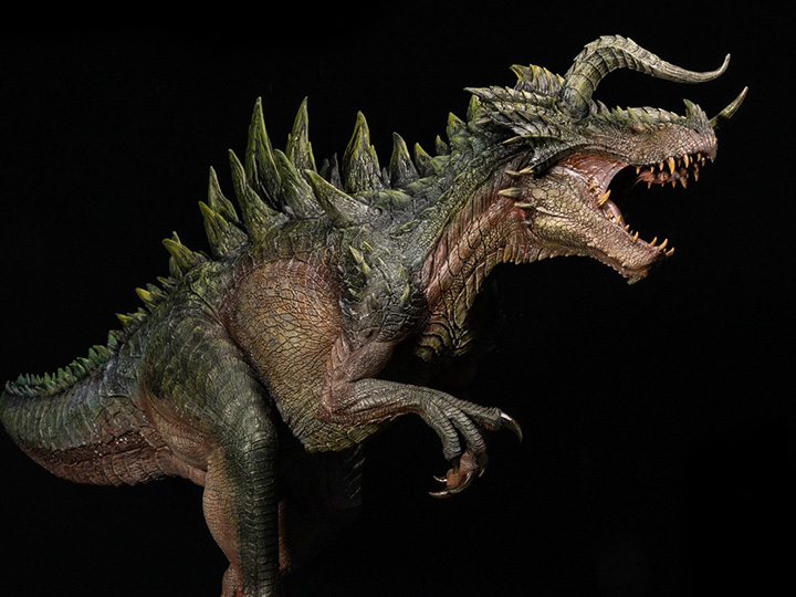 Jurassic Series Mutatesaurus (Mordred Green Ver.) Deluxe 1/35 Scale Figure Gallery Image 1