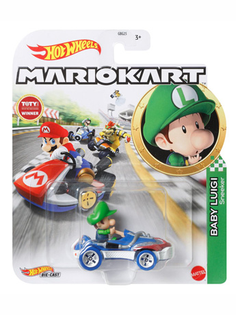 Mario Kart Hot Wheels Baby Luigi (Sneeker) Gallery Image 2