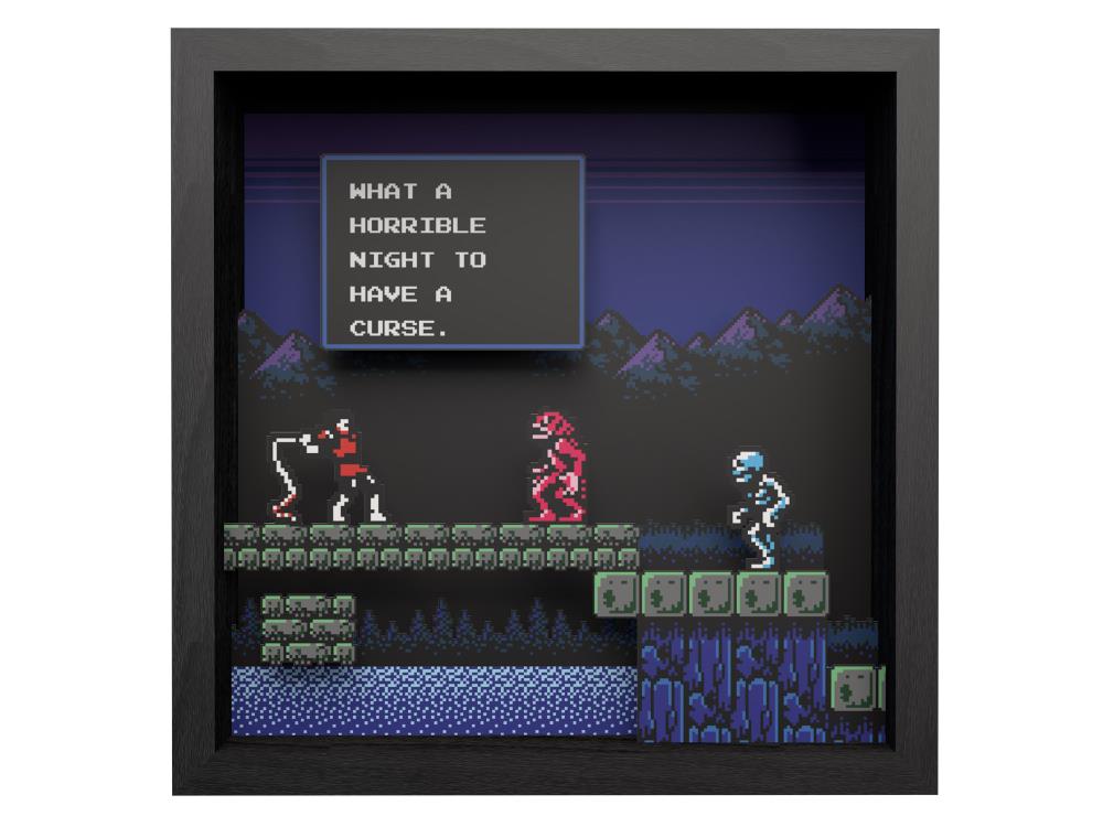 Castlevania II: Simon's Quest Horrible Night Pixel Frame (9x9) Gallery Image 3