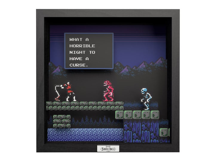 Castlevania II: Simon's Quest Horrible Night Pixel Frame (9x9) Gallery Image 1