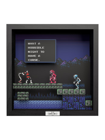 Castlevania II: Simon's Quest Horrible Night Pixel Frame (9x9) Gallery Image 2