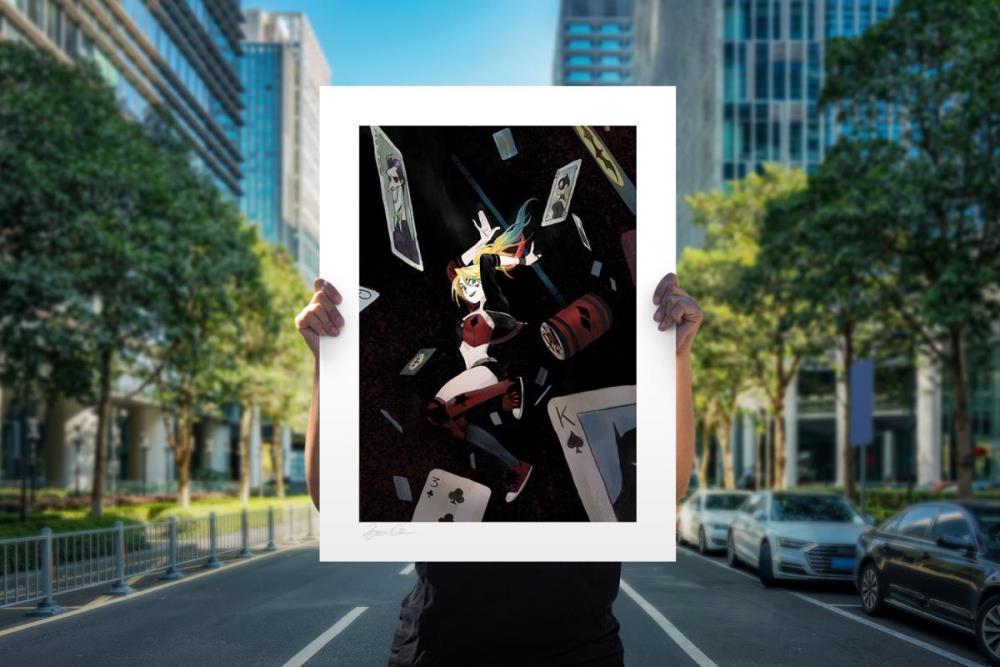 DC Rebirth: Harley Quinn Fine Art Print Gallery Image 3