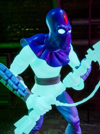 Teenage Mutant Ninja Turtles ULTIMATES! Glow-in-the-Dark Foot Soldier Exclusive Action Figure Gallery Image 2