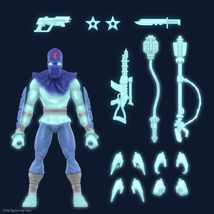 Teenage Mutant Ninja Turtles ULTIMATES! Glow-in-the-Dark Foot Soldier Exclusive Action Figure Gallery Image 7