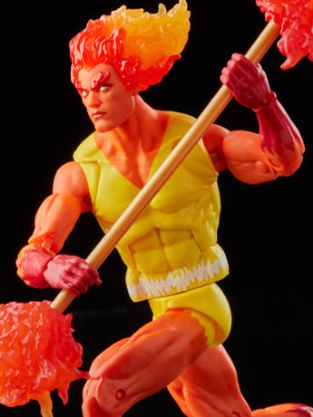 Fantastic Four Marvel Legends Retro Collection Firelord Action Figure Gallery Image 2