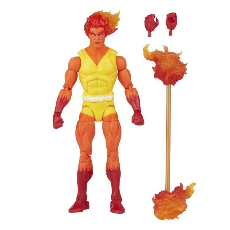Fantastic Four Marvel Legends Retro Collection Firelord Action Figure Gallery Image 7