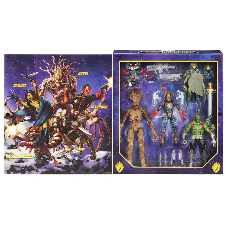 Guardians of the Galaxy Marvel Legends Comic Edition Exclusive Box Set Gallery Image 4