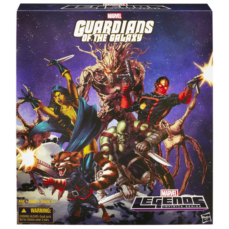 Guardians of the Galaxy Marvel Legends Comic Edition Exclusive Box Set Gallery Image 5