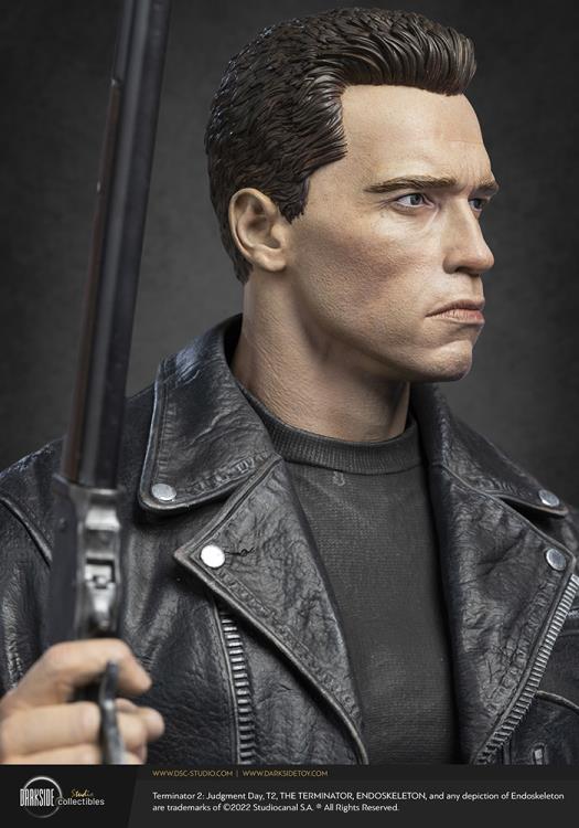 Terminator 2: Judgment Day T-800 1/3 Scale Signature Edition Statue Gallery Image 15