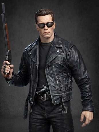 Terminator 2: Judgment Day T-800 1/3 Scale Signature Edition Statue Gallery Image 2