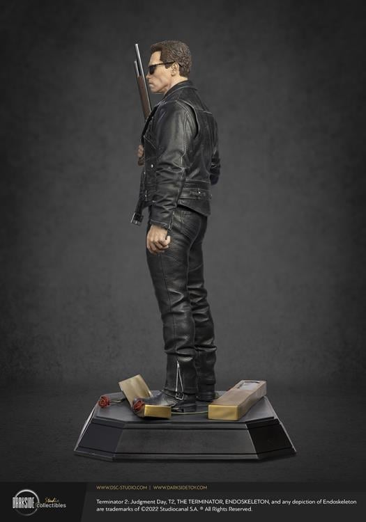 Terminator 2: Judgment Day T-800 1/3 Scale Signature Edition Statue Gallery Image 9