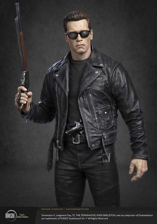 Terminator 2: Judgment Day T-800 1/3 Scale Signature Edition Statue Gallery Image 12