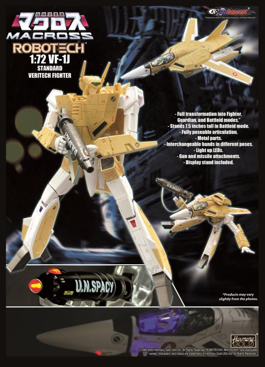 Macross VF-1J Standard Veritech Fighter 1/72 Scale Figure Gallery Image 3