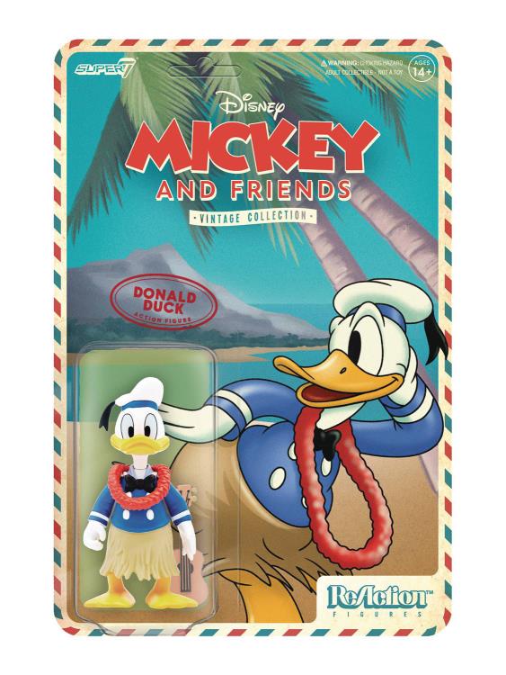 Disney Mickey and Friends ReAction Donald Duck (Hawaiian Holiday) Figure Gallery Image 4