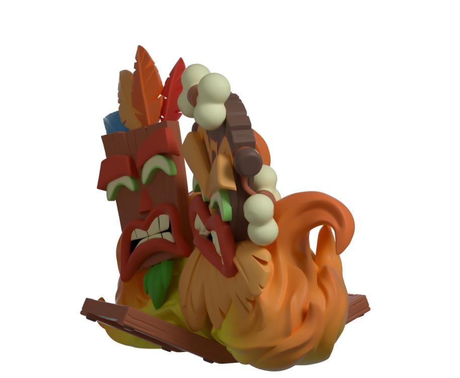 Crash Bandicoot 4: It's About Time Aku Aku & Uka Uka Vinyl Figure Gallery Image 5