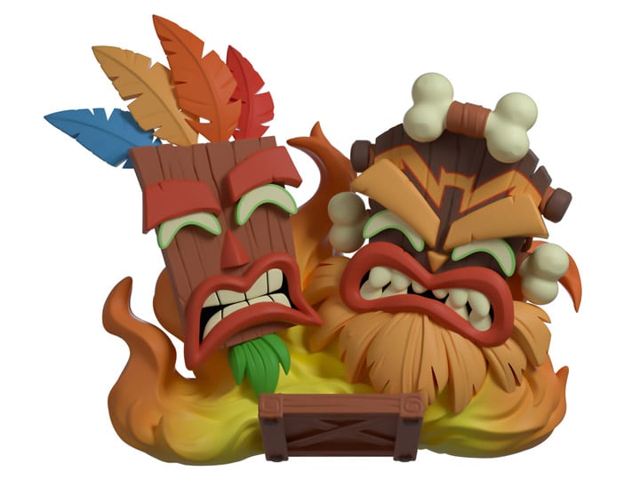Crash Bandicoot 4: It's About Time Aku Aku & Uka Uka Vinyl Figure Gallery Image 1
