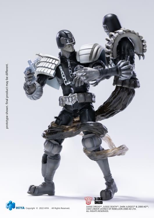 2000 AD Exquisite Mini Series Judge Dredd vs. Judge Death SDCC 2022 PX Previews 1:18 Scale Exclusive Figure Set Gallery Image 4