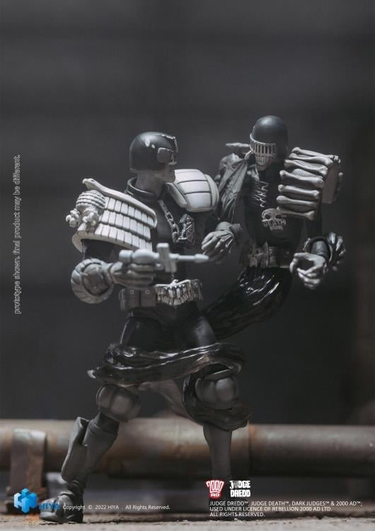 2000 AD Exquisite Mini Series Judge Dredd vs. Judge Death SDCC 2022 PX Previews 1:18 Scale Exclusive Figure Set Gallery Image 5