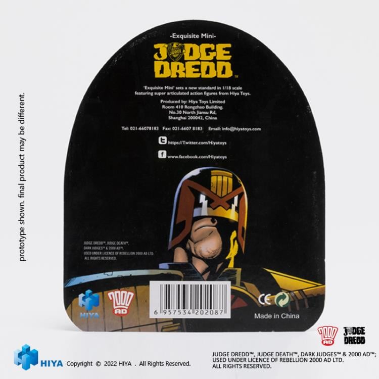 2000 AD Exquisite Mini Series Judge Dredd vs. Judge Death SDCC 2022 PX Previews 1:18 Scale Exclusive Figure Set Gallery Image 10