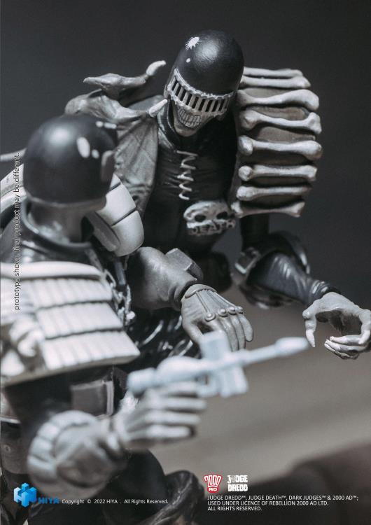 2000 AD Exquisite Mini Series Judge Dredd vs. Judge Death SDCC 2022 PX Previews 1:18 Scale Exclusive Figure Set Gallery Image 7