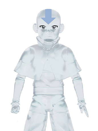 Avatar: The Last Airbender BST AXN Aang (Spirit) SDCC 2022 PX Previews Exclusive Figure Gallery Image 2