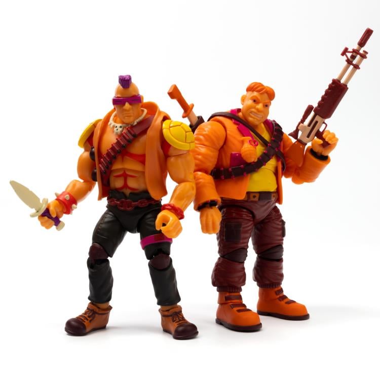 Teenage Mutant Ninja Turtles BST AXN Bebop & Rocksteady (Arcade) SDCC 2022 PX Previews Exclusive Two-Pack Gallery Image 4