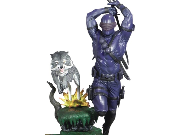 G.I. Joe Gallery Snake Eyes & Timber (Cartoon Variant) PX Previews Exclusive Figure Diorama Gallery Image 1