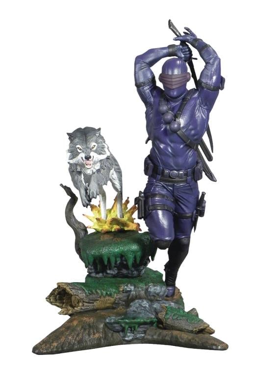G.I. Joe Gallery Snake Eyes & Timber (Cartoon Variant) PX Previews Exclusive Figure Diorama Gallery Image 3