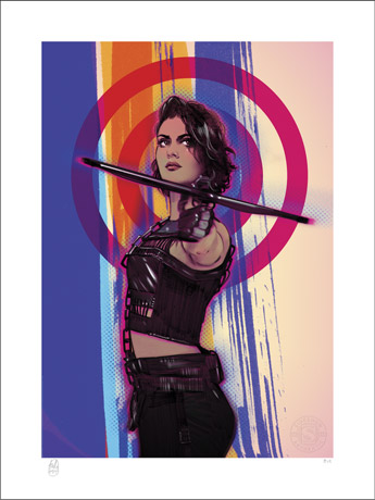 Birds of Prey: Huntress Fine Art Print Gallery Image 2