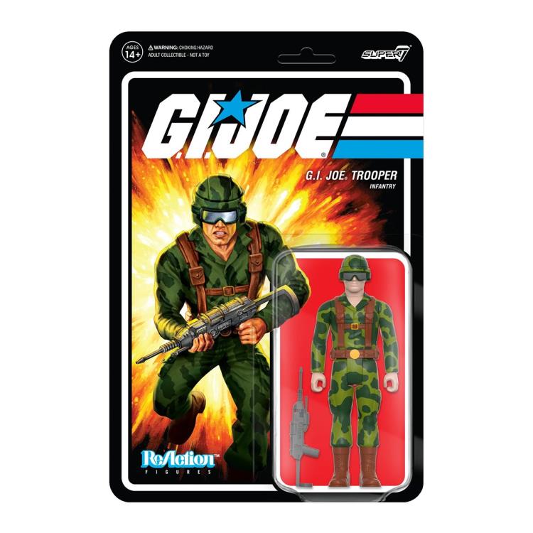 G.I. Joe ReAction Camo Greenshirt with Laser Rifle (Pink) Figure Gallery Image 4