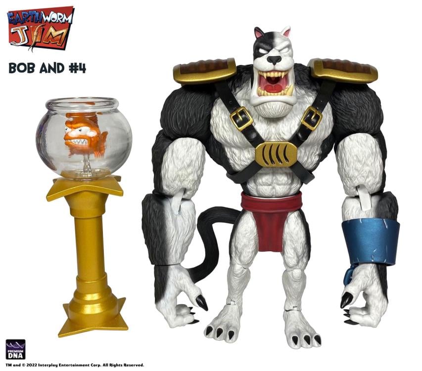 Earthworm Jim Bob the Killer Goldfish and #4 Figure Set Gallery Image 8