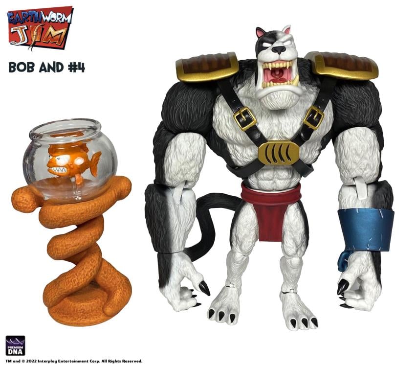 Earthworm Jim Bob the Killer Goldfish and #4 Figure Set Gallery Image 7