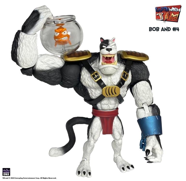 Earthworm Jim Bob the Killer Goldfish and #4 Figure Set Gallery Image 6
